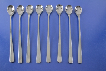Marke Tischfein 8 Limonadenlöffel Cocktaillöffel 21,8 cm Edelstahl