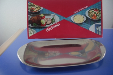 WMF Tischfein Servierplatte Tablett 42 x 21 cm Edelstahl OVP