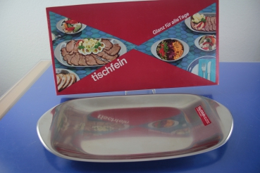 WMF Tischfein Servierplatte Tablett 37 x 18 cm Edelstahl OVP