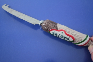 Salamimesser Wurstmesser 22 cm mit Keramikgriff Italy