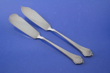 Lutz & Weiss Mosel Buttermesser + Käsemesser versilbert