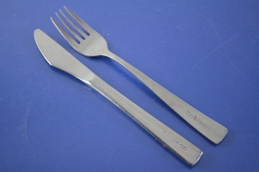 Tyrolean Airline Besteck Messer + Gabel Edelstahl