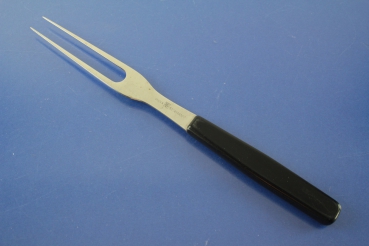 WMF Fleischgabel 24,0 cm Cromargan mit schwarzem Kunststoff Griff