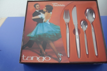 Marke Tischfein Tango Besteck für 6 Personen 24 Teile Edelstahl OVP