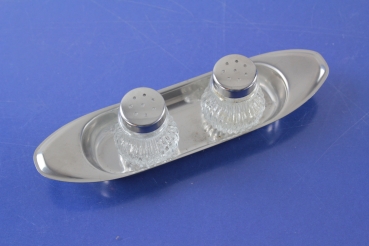 WMF 2 mini Streuer Salzstreuer Pfefferstreuer auf Tablett