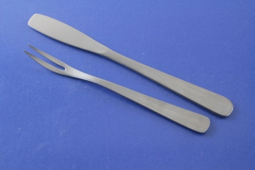 WMF Buttermesser Butterstecher + Serviergäbelchen Cromargan