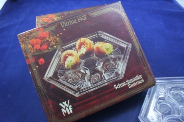 WMF 4 x Schneckenteller Schneckenpfanne Glas OVP