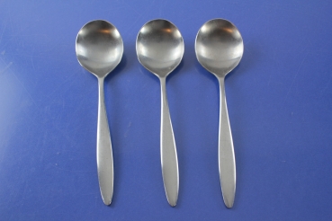 WMF 3 Tassenöffel Sahnelöffel Cromargan