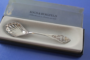 Kochberg Koch + Bergfeld Ostfriesenmuster Friesenmuster Zuckerlöffel versilbert OVP