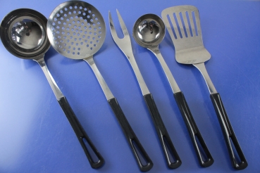 WMF 5 Küchenhelfer zum Hängen schwarz Cromargan