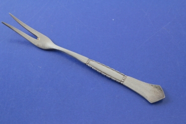 Jugendstil Fleischgabel 14,5 cm versilbert