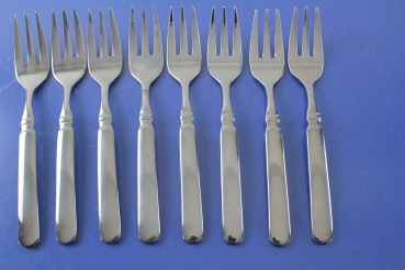 Oneida 8 Kuchengabeln 14,5 cm Edelstahl