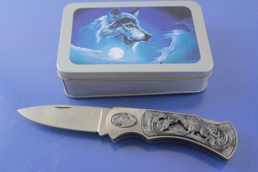 Taschenmesser Klappmesser Jagdmesser Wolf