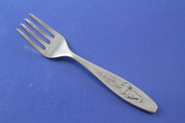 Wilkens Kinderbesteck Kindergabel Zwerg 12 cm versilbert
