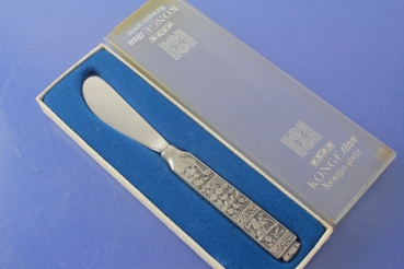 Konge Tinn Buttermesser Norway Wikinger Motive Zinn OVP