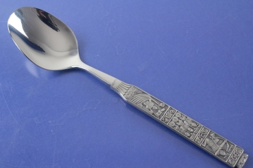 Konge Tinn Speiselöffel Norway Pewter Tinn Wikinger Motive Zinn