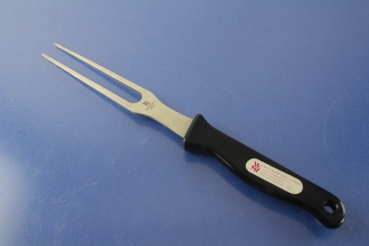 WMF Fleischgabel 29,5 cm Cromargan mit schwarzem Kunststoff Griff
