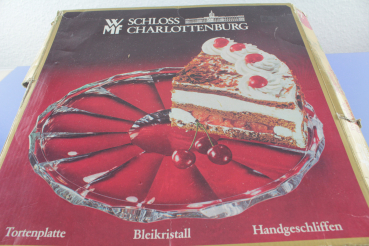 WMF Schloss Charlottenburg Tortenplatte Bleikristall OVP