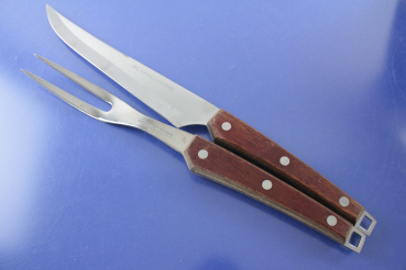 AMC Tranchierbesteck Edelstahl Holzgriff