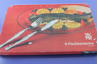 WMF Fischbesteck für 6 Personen Fischgriff Cromargan OVP