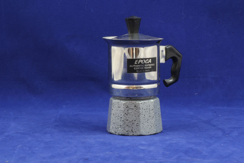 Chicco Excèlsa Espressokocher - 1 Tasse Mokka Kanne In Lila | Aus Aluminium Mit Silikondichtung