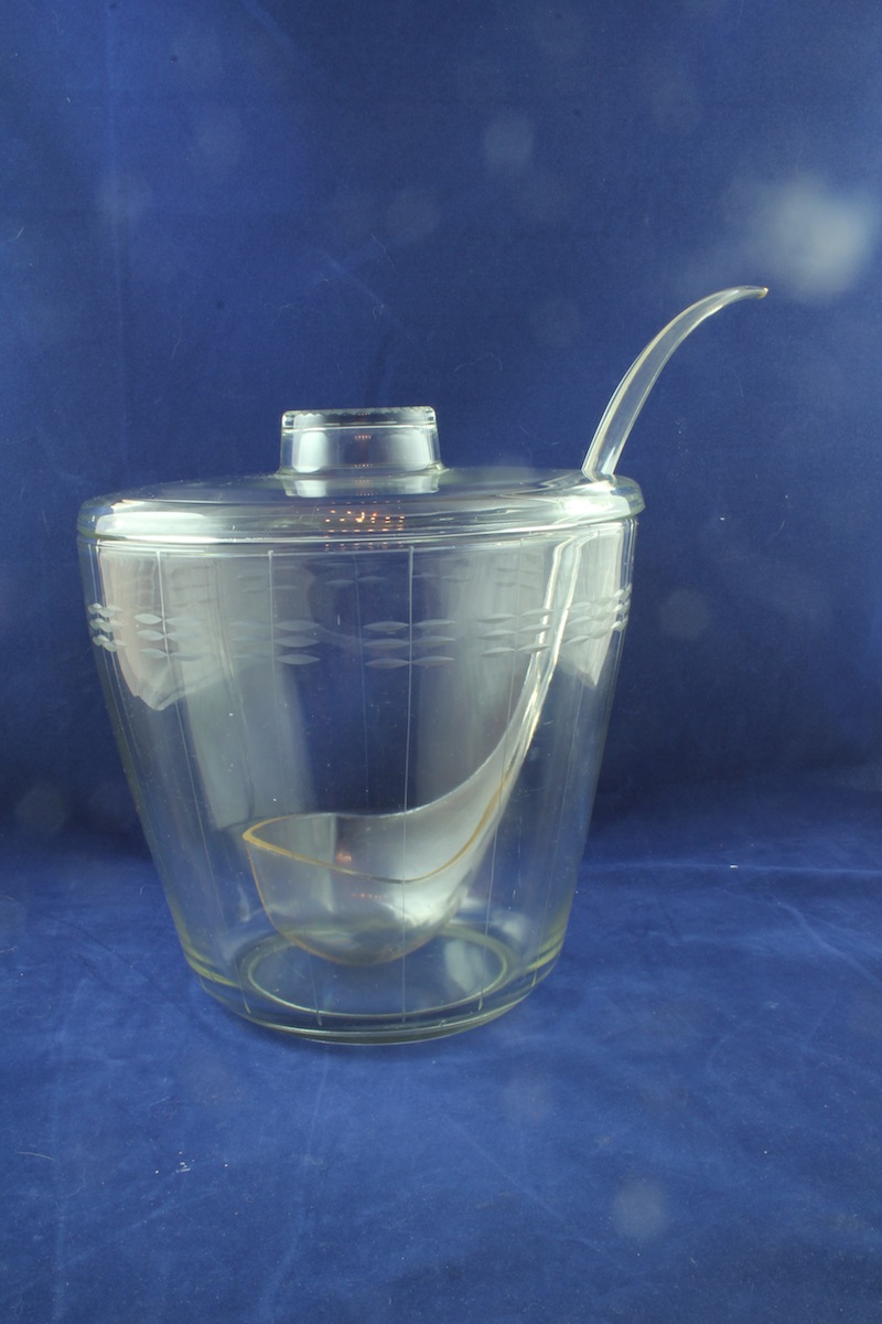 Secondhandbesteck - Bowletopf Kristallglas + Kunststoff