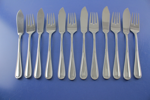 WMF Koblenz Fischbesteck für 6 Personen Cromargan