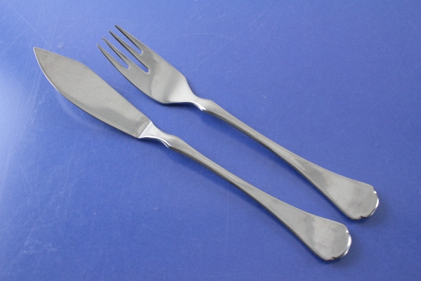 BSF Family Fischbesteck Fischmesser + Fischgabel Edelstahl