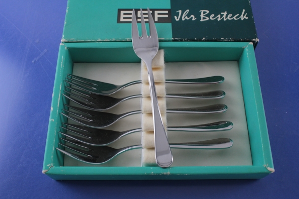 BSF 6 Kuchengabeln Edelstahl