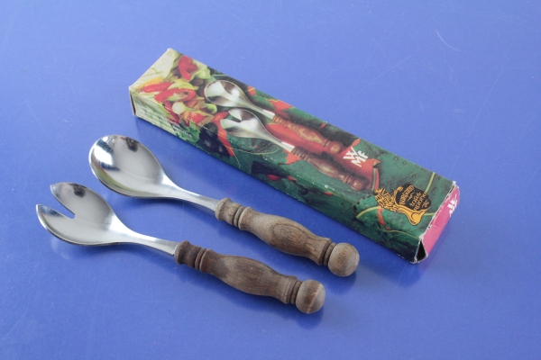 WMF Burgund Mini Salatbesteck 14,8 cm OVP