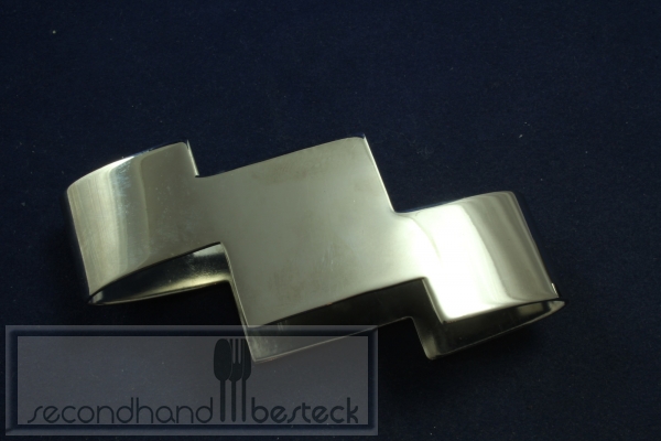 Wilkens 4 Serviettenringe modernes Design Edelstahl