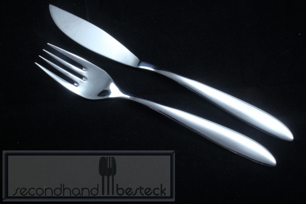 WMF Joy Fischbesteck Fischmesser + Fischgabel Cromargan
