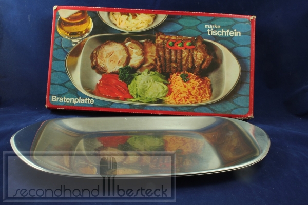 Marke Tischfein Bratenplatte Edelstahl