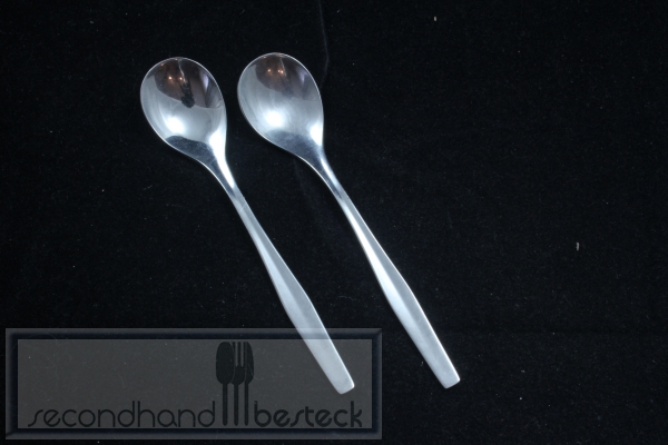 WMF ähnlich Frankfurt 2 Espressolöffel Mokkalöffel Cromargan