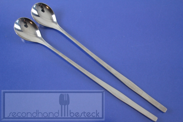 WMF ähnlich Frankfurt 2 Limonadenlöffel Cocktaillöffel 22 cm Cromargan