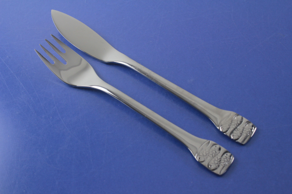 BSF Relief Fischbesteck für 6 Personen Edelstahl Note 1-2