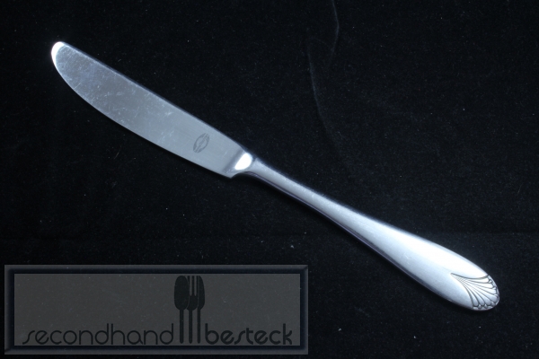 Marke Tischfein 6 Speisemesser Messer Edelstahl