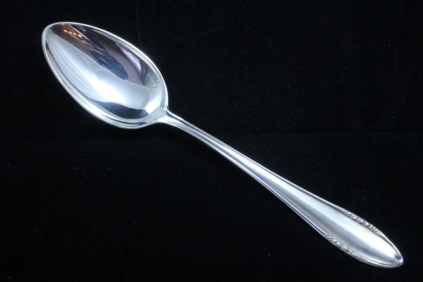 BSF 89 Früchte Obst Dekor Kaffeelöffel 13,6 cm versilbert