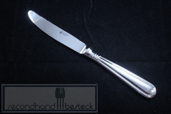 Paul Wirths Augsburger Faden Speisemesser 20,5 cm Monoblock Edelstahl