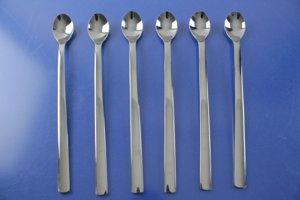 WMF 6 Limonadenlöffel Cocktaillöffel 22,0 cm Cromargan