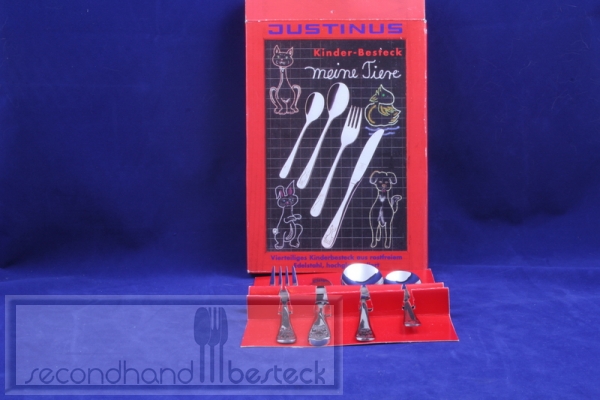 Justinus Kinderbesteck 4-teilig Edelstahl OVP