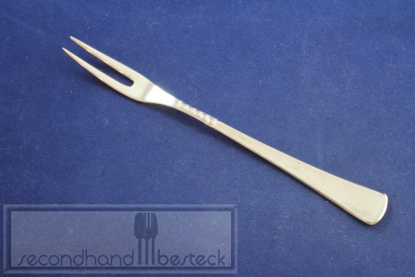 Auerhahn Medaillon, pol Besteck Fleischgabel Edelstahl