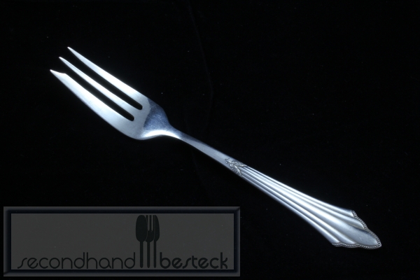WMF 900 Fächermuster große Kuchengabel 16,3 cm versilbert