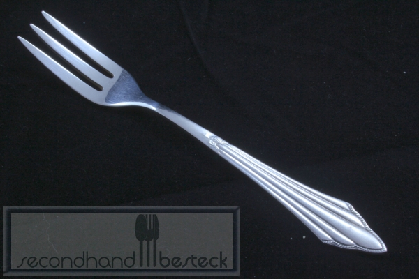 WMF 900 Fächermuster Kuchengabel 15,6 cm versilbert
