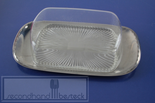 WMF London Butterdose mit Glaseinsatz
