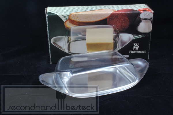WMF Butterdose Wilhelm Wagenfeld Cromargan OVP