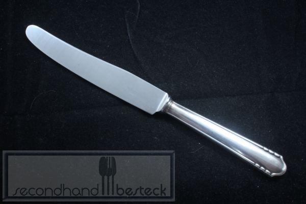 Bruckmann 600 Kornmuster Speisemesser 25,1 cm Note 2 versilbert
