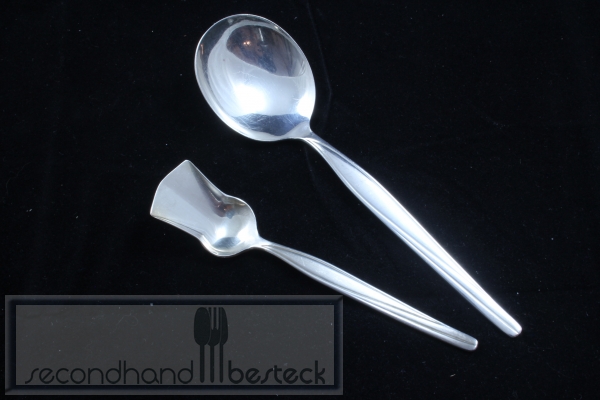 Eickhorn Sahnelöffel und Zuckerlöffel versilbert