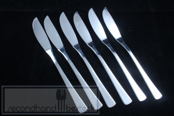 WMF Lindau 6 Fischmesser Cromargan