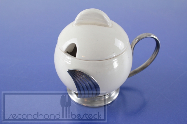 WMF Senftöpfchen Art Deco versilbert